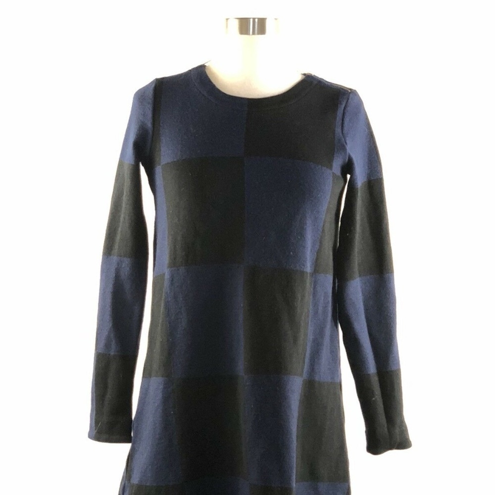 MARC BY MARC JACOBS Wool Blend Blue Black Plaid S